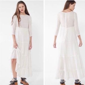 Urban Outfitters Josie Tiered Ruffle Maxi Dress